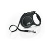 Flexi Samonavíjacie vodítko Black Design M, 5 m, 25 kg
