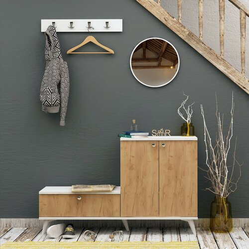 Set de hol Fiel Oak and White