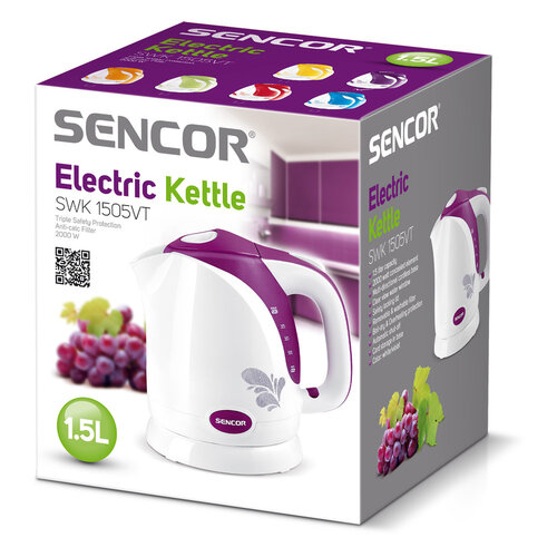 Sencor SWK 1505VT elektromos vízforraló