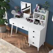 Stolik kosmetyczny Bela White