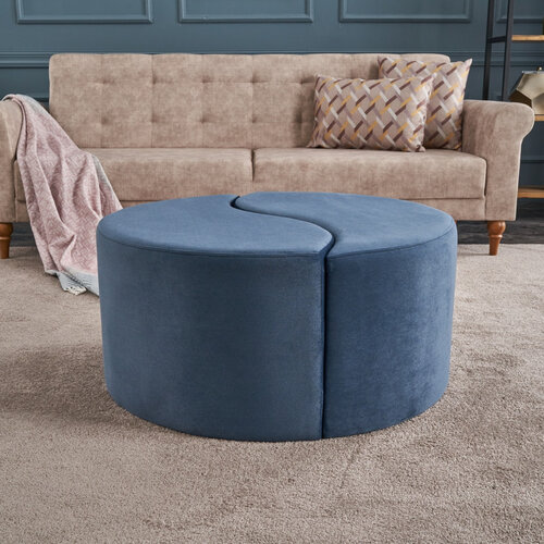 Taburet Alis Puf Blue