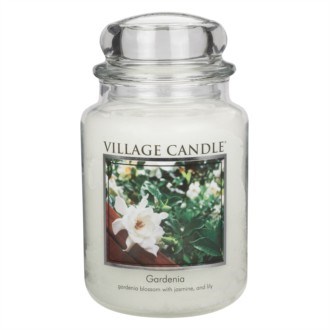 Village Candle Vonná svíčka ve skle, Gardénie - Gardenia, 645 g, 645 g