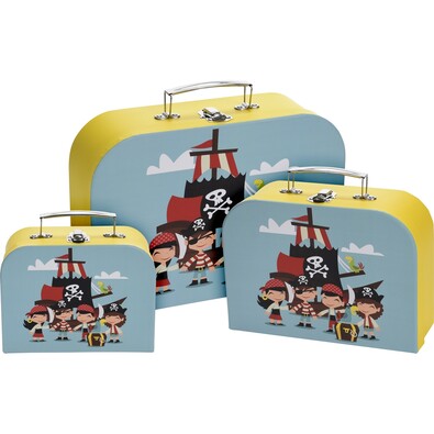 Set valize pentru copii Pirate, 3 buc.