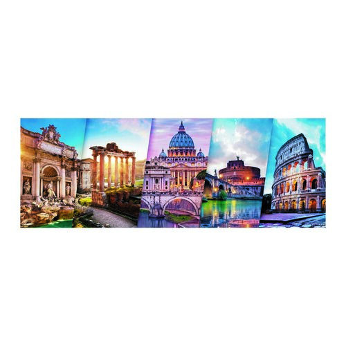 Trefl Panoramiczne puzzle Podróż po Włoszech, 500elementów