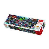 Trefl Panoramatické puzzle Svět Marvelu, 1000 dílků