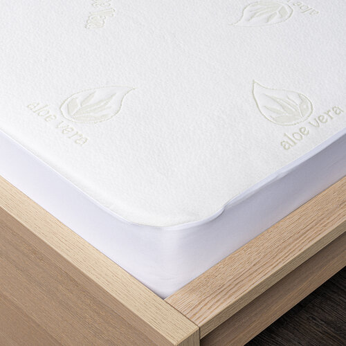 4Home Aloe Vera körgumis vízálló matracvédő, 90 x 200 cm + 30 cm