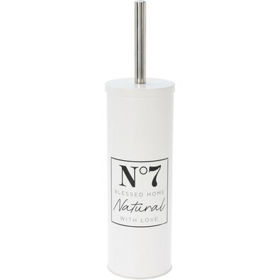 WC krtača Natural, bela, 9,5 x 37,5 cm
