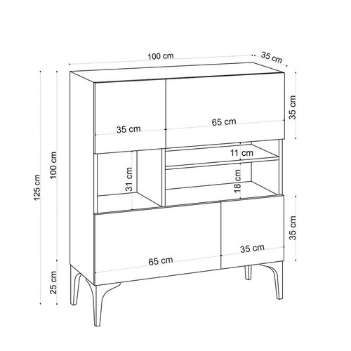 Dulap Krista Sapphire Oak