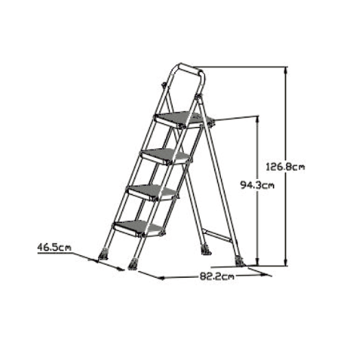 Lamart LT8098 Eurostep lépcső, 4 fok