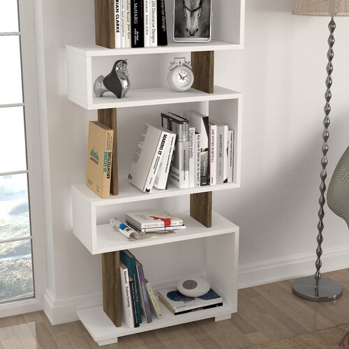 Bloc de bibliotecă White Walnut