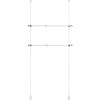 Wenko Set de 2 bare telescopice orizontale