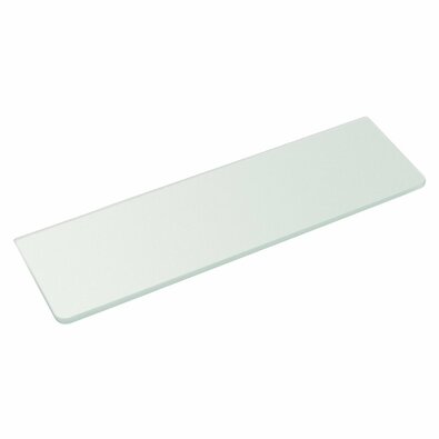 SAPHO 22479 Wandregal 30 x 10 x 0,8 cm, Milchglas