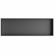 POLYSAN 1301-82B Vstavna polica za oblogo 81 x 27cm, nerjaveče jeklo, antracit