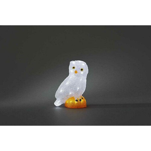 Vianočná vonkajšia dekorácia Sova, 56 LED