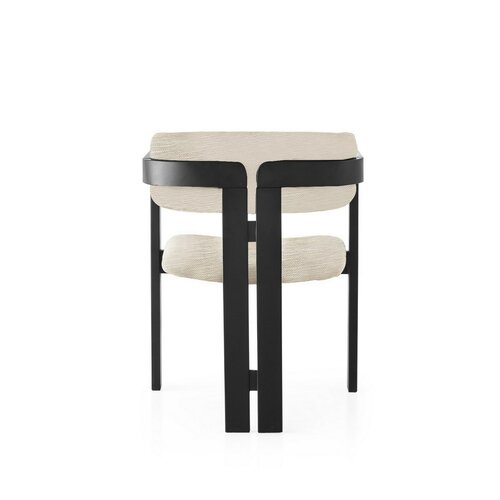 Scaun de sufragerie CO Light Grey and Black