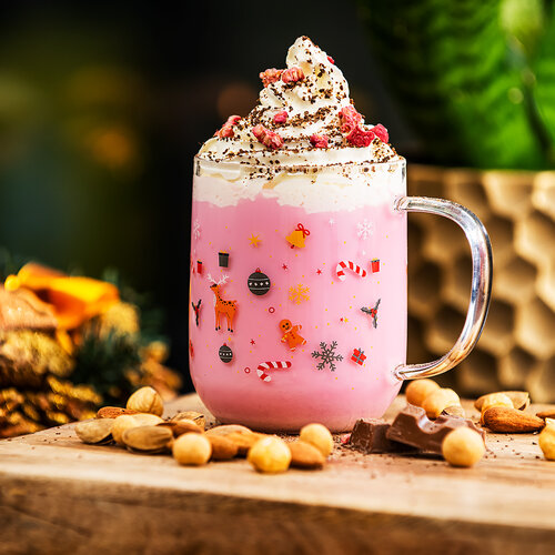 4Home Stekleni vrč Hot&amp;Cool Christmas 350 ml,2 kos