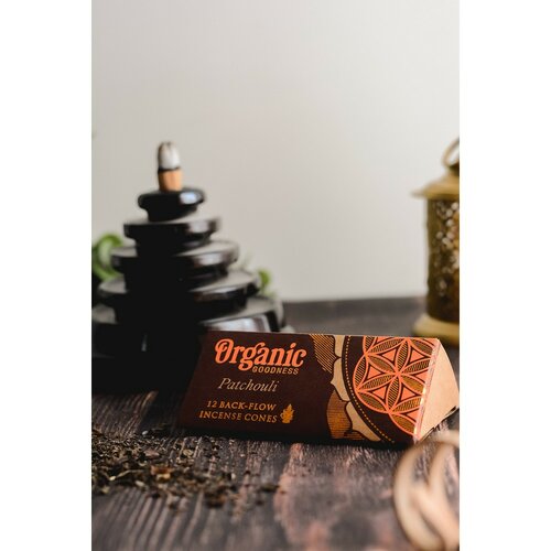 Zestaw 12 stożków zapachowych z przepływem zwrotnym, Patchouli
