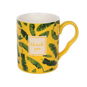 Altom Dzsungel porcelánbögre szett, 350 ml, 6 db