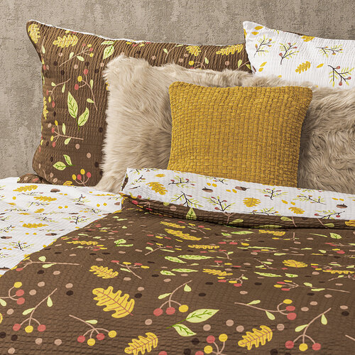 4Home Krepové povlečení Podzim, 220 x 200 cm, 2 ks 70 x 90 cm