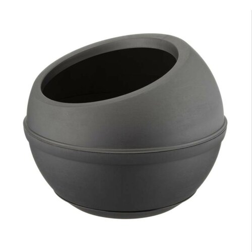 Bama Plastični lonec za cvetje Sfera antracit , 41x 32 cm