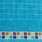Ręcznik kąpielowy Mozaik turkus, 70 x 130 cm