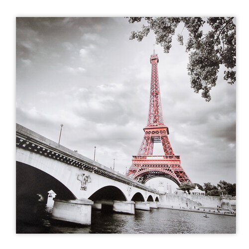 Obraz na plátně Pont Paris 58 x 58 cm