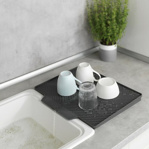 Wenko Abtropfmatte Nelia Maxi, 40 × 35 cm