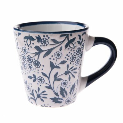 Cană din ceramică Floare albastră,  80 ml