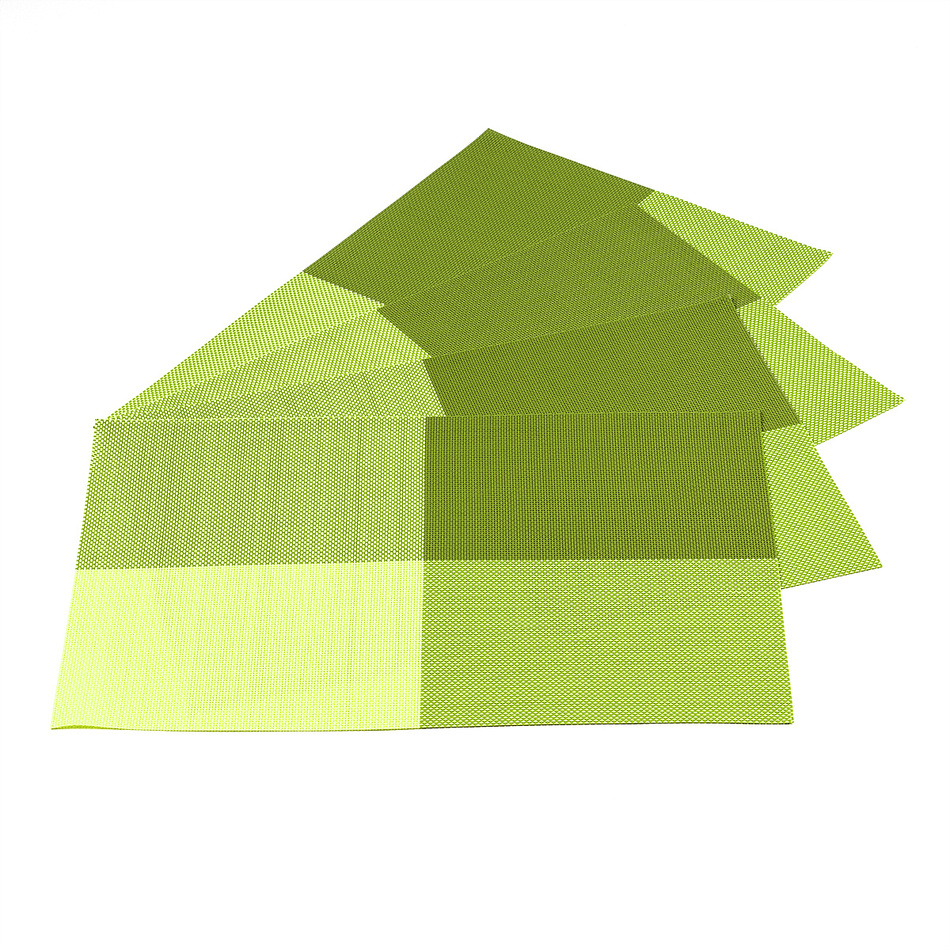 Jahu Prostírání DeLuxe zelená, 30 x 45 cm, sada 4 ks