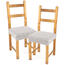 4Home Napínací potah na sedák na židli ComfortPlus Geometry, 40 - 50 cm, set 2 kos