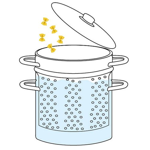 Orion cednik za lonec za testenine ANETT, 20 cm