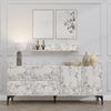 Schrank mit Wandregal Stella Carrara Marble