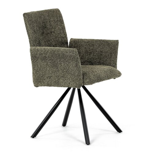 Set de scaune de sufragerie cu mecanism deîntoarcere DCH-W1117 GRN2, 2 buc.