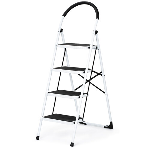 Scară pliabilă din oțel Steps, 4 trepte