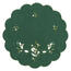 Serweta świąteczna jemioła, zielony, śr. 35 cm