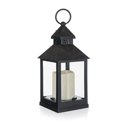 Home Decor Lanterna z LED svečko, 10 x 10 x 23 cm