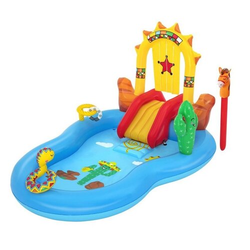 Centru de joacă gonflabil Bestway Wild West, 264 x 188 x 140 cm