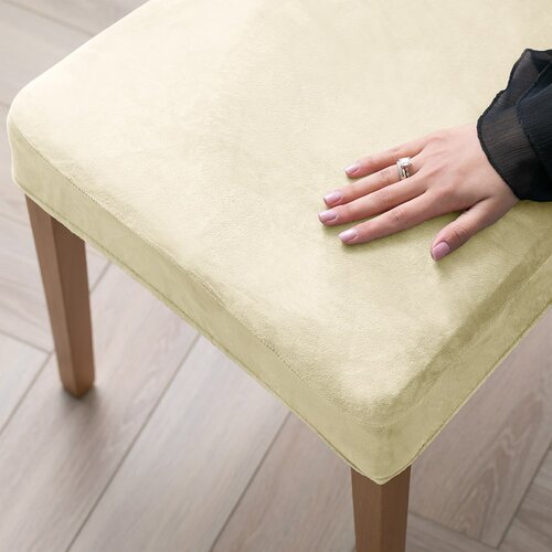 Restilo Napinac za stol Sento krem, 48 x 48 x 58 + 10 cm, komplet 6 kos