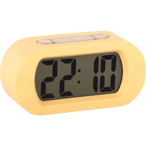 Karlsson KA5753LY stolné digitálne hodiny/budík, soft yellow