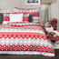 4Home Świąteczna pościel flanelowa Red nordic, 140 x 220 cm, 70 x 90 cm