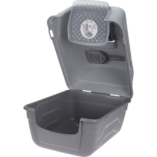 Toaletă pentru pisici Pets, 52 x 40 x 40 cm, culopățică