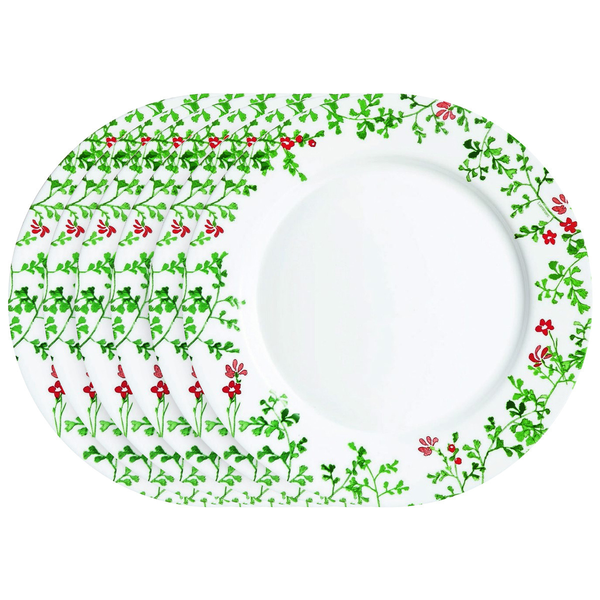 Luminarc Sada plytkých tanierov Herbier 26,5 cm, 6 ks