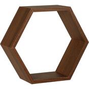 Sada závesných políc Hexagon, 4 ks, MDF