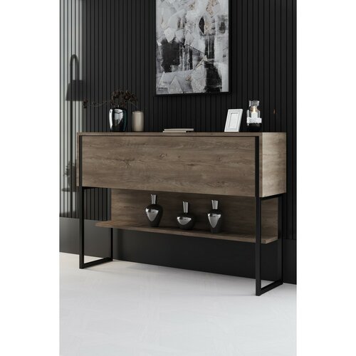 Komoda Luxe Walnut and Black