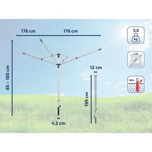 Leifheit LinoLift 500 suszarka zewnętrzna 85359