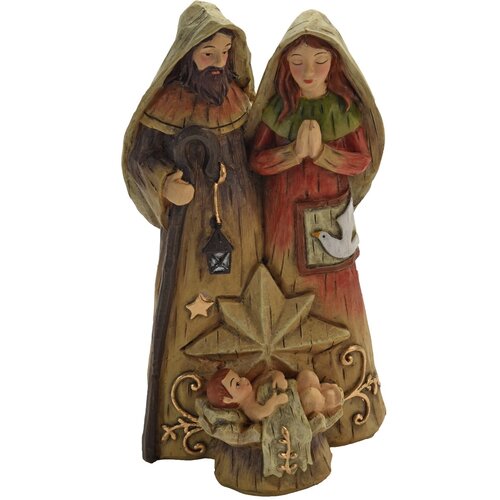 Vianočná dekorácia Svätá rodina, 16,5 x 9 cm