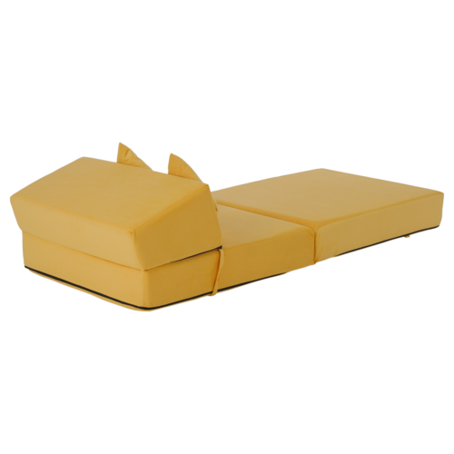 Skladacie kreslo/matrace PELOS, žltá