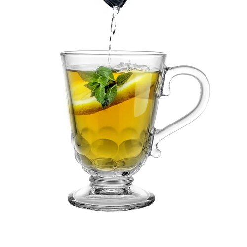 Altom Set of 6 Siena Beads stemmed glasses, 320 ml