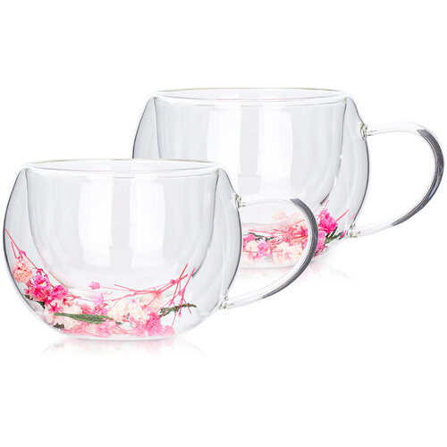4Home termo skodelica za kapučino BlossomHot&amp;Cool, 270 ml, 2 kos