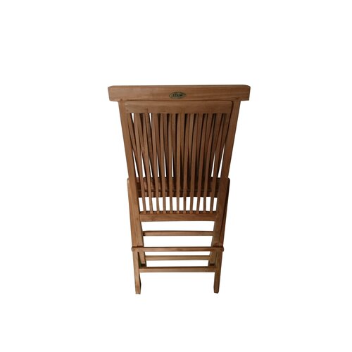 Clasic teak összecsukható kerti székek, 2 db